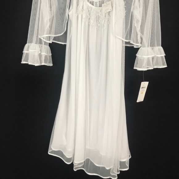 SOLD Oscar de la Renta Embellished 2 Piece Dress M - Picture 4 of 5